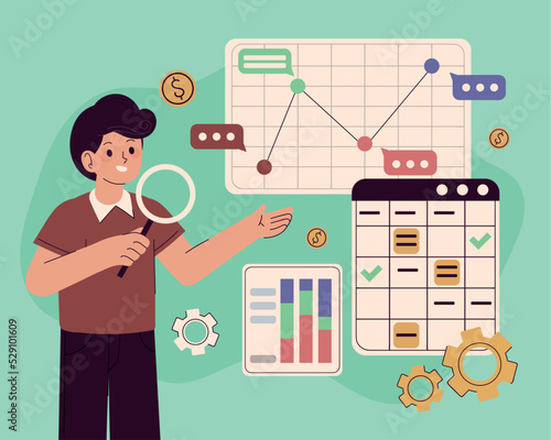 man and accounting and auditing