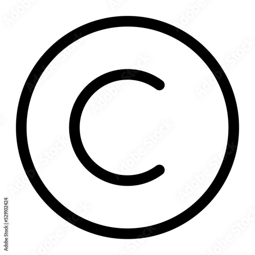 Copyright Symbol Icon photo