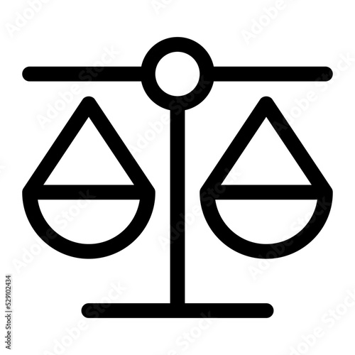 Law Scale Icon