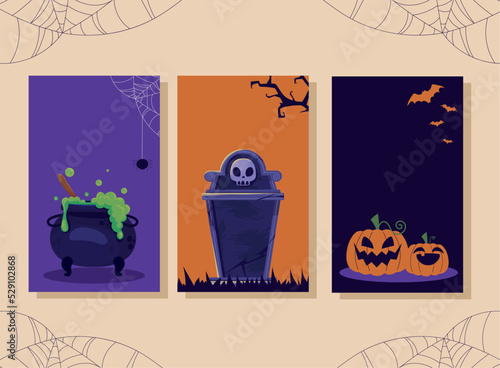 halloween celebration banners