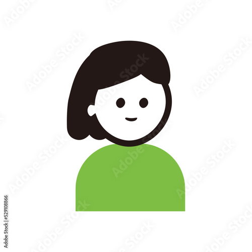 女性アイコンイラスト