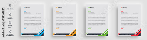 letterhead flyer business marketing agency creative corporate official minimal abstract professional shape layout a4 size magazine brochure informative  newsletter template design package with a logo