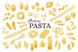 Italian pasta collection.
