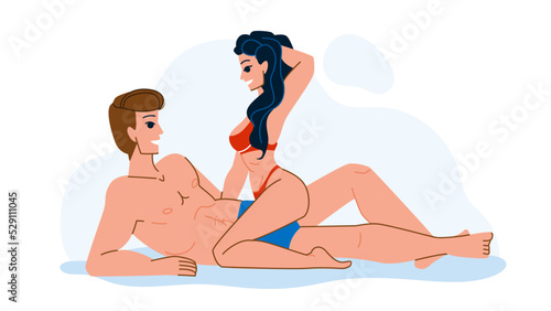 couple sexy vector. woman love, man romantic, romance kiss, passion beautiful, young portrait, sensual couple sexy character. people flat cartoon illustration