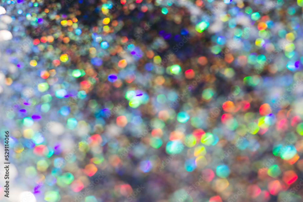 unfocused bokeh background with colorful lights