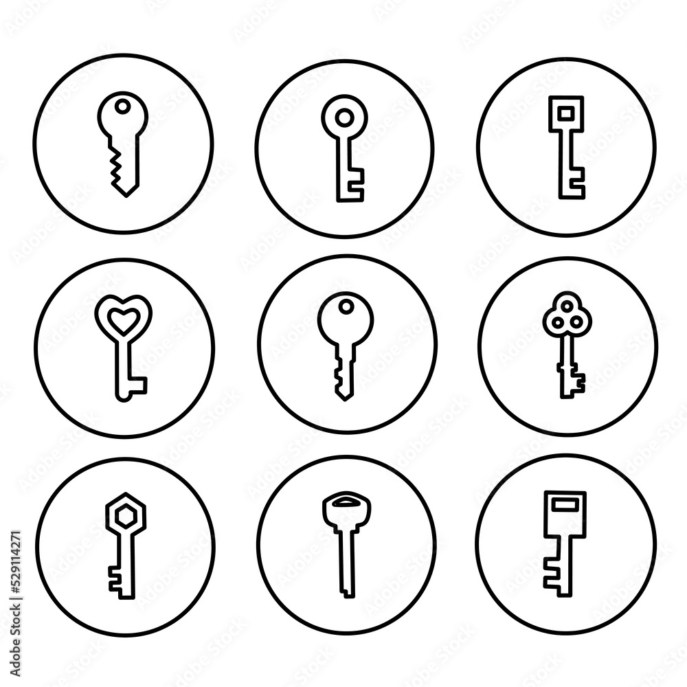 lock icon set illustration design lock icon set illustration design