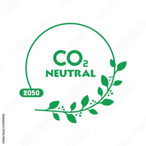 reducing CO2 emissions to stop climate change. green energy background	