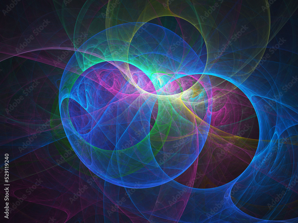 Obraz premium fractal on black