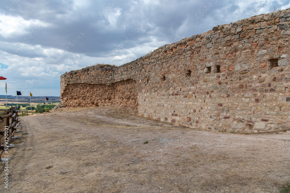Medieval castle of San Esteban de Gormaz (Soria, Spain)