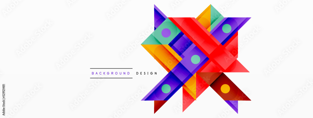 Bright colorful straight lines geometric abstract background. Trendy overlapping lines composition for wallpaper, banner, background or landing Bright colorful straight lines geometric abstract background. Trendy overlapping lines composition for wallpaper, banner, background or landing