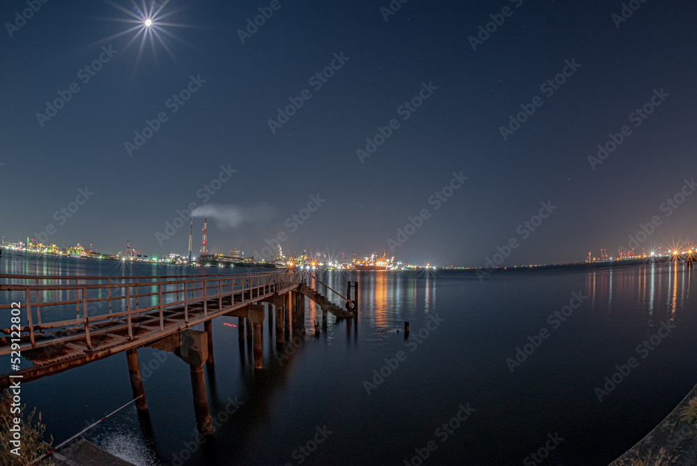 Obraz premium 名古屋港夜景