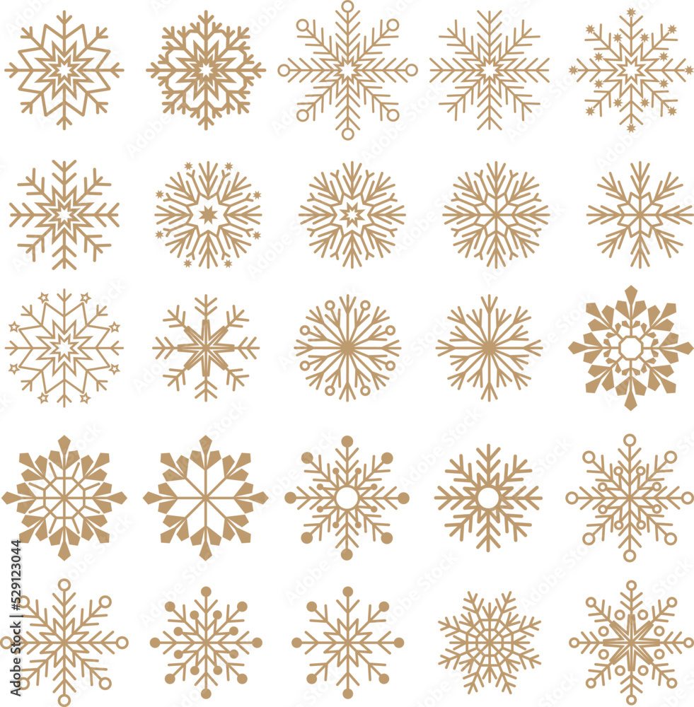 Hand drawn Snowflake Christmas Ornament vector illustration Hand drawn Snowflake Christmas Ornament vector illustration