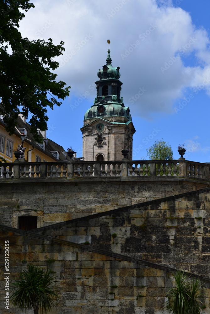 Historical Castle Heidecksburg in the Town Rudolstadt, Thuringia