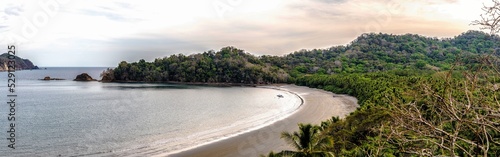 Pacific Cost Lonely Beach in Costa Rica Guanacaste