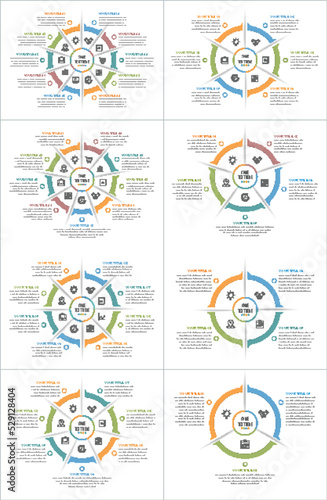 Business Circle Infographics (Bundle) © Design-Spy