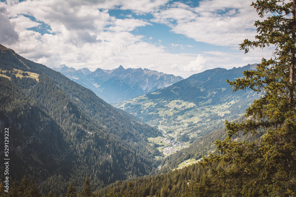Fototapeta premium Silbertal / Vorarlberg