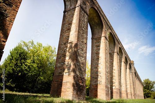 Tableau sur toile Ancient aqueduct in the province of Lucca Italy