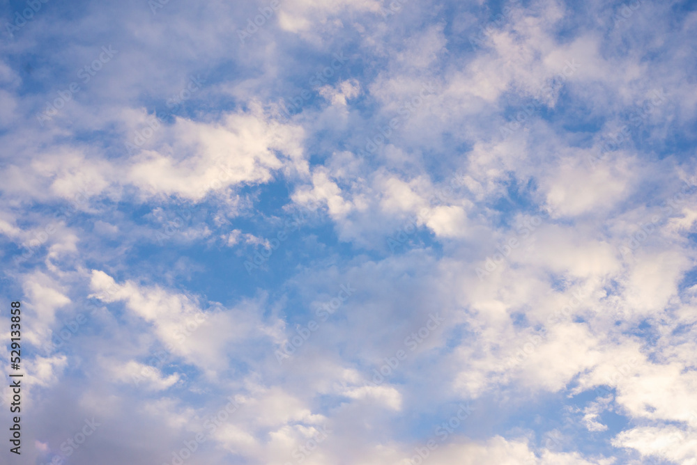 concept abstract background blue sky with clouds
