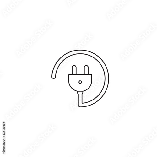 plug icon vector