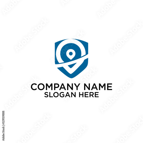 map sheild logo premium 

