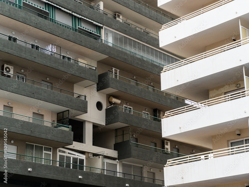 Obraz premium building with balconies