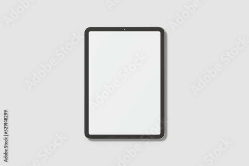 Tablet mockup top view