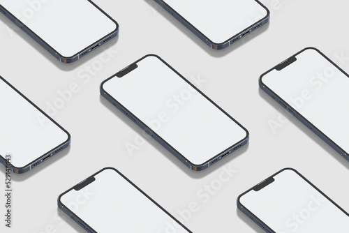 Perspective smartphones mockups