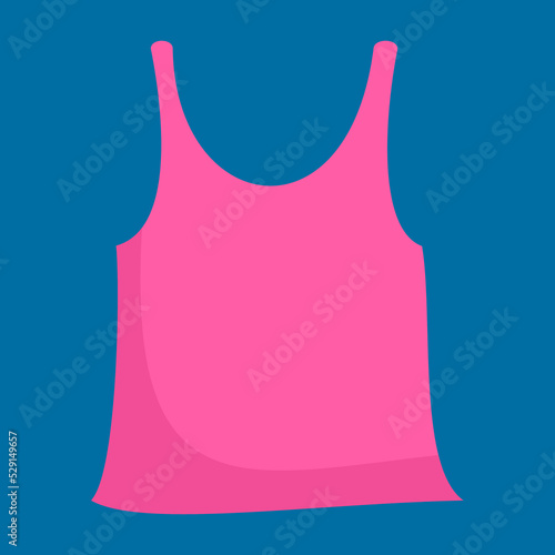 pink tank top with thin straps