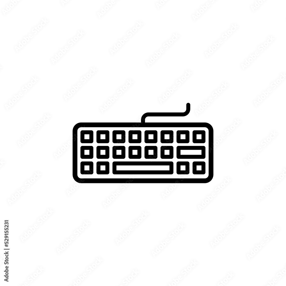 Keyboard icon for web and mobile app. keyboard sign and symbol Keyboard icon for web and mobile app. keyboard sign and symbol