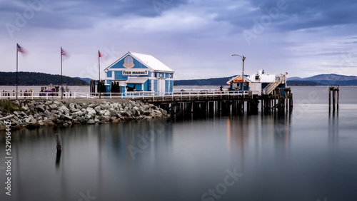 Beautiful Fish Market Pier in Sidney, BC. © Kelly