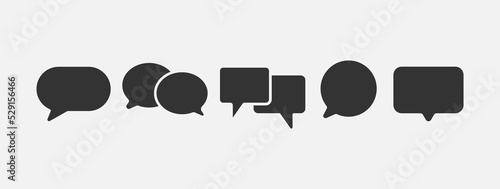 bubble chat icon with solid style
