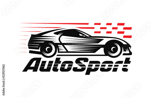 Auto Car Sport Logo Illustration