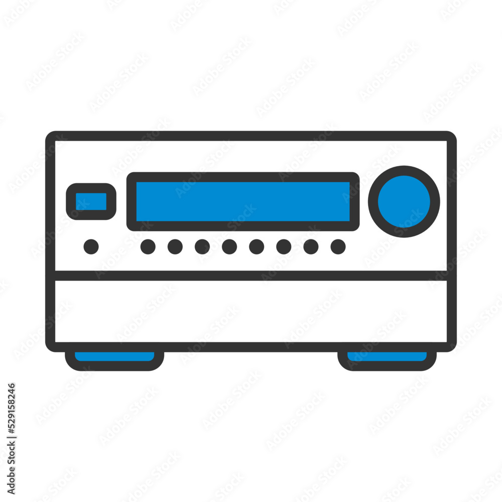 Fototapeta premium Home Theater Receiver Icon
