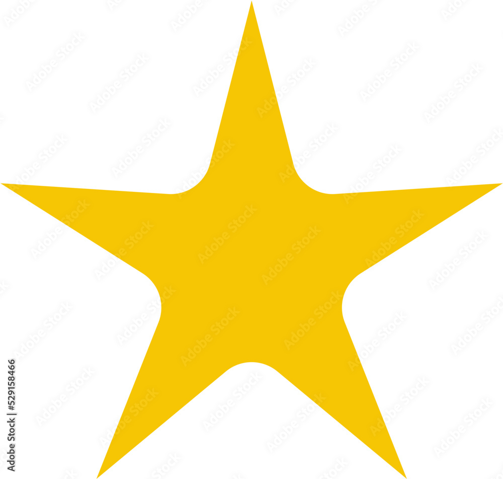 Yellow Sparkle Star Icon