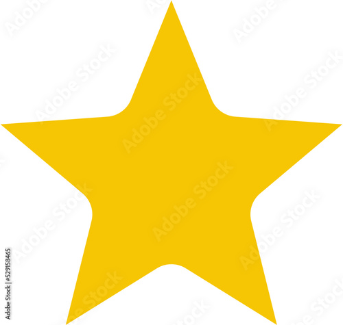 Yellow Sparkle Star Icon