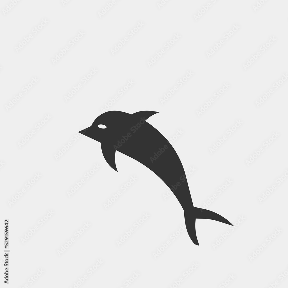 Fototapeta premium Dolphin icon