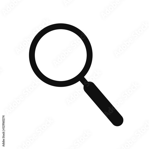 search icon. magnifying glass icon with simple design