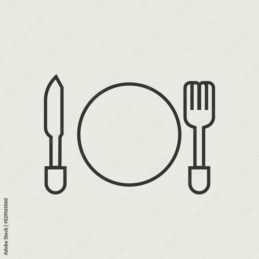 Knife and fork icon Knife and fork icon