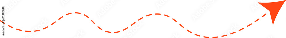 Dashed line arrow Dashed line arrow