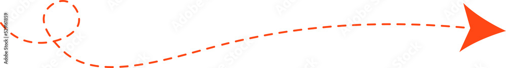 Dashed line arrow Dashed line arrow
