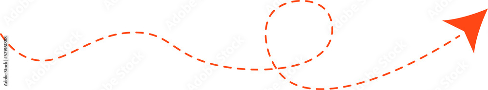 Dashed line arrow Dashed line arrow