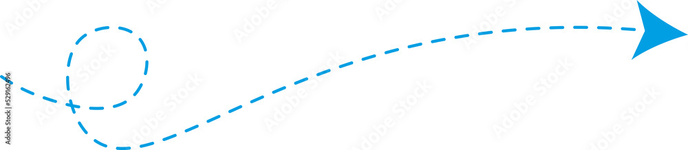 Dashed line arrow Dashed line arrow