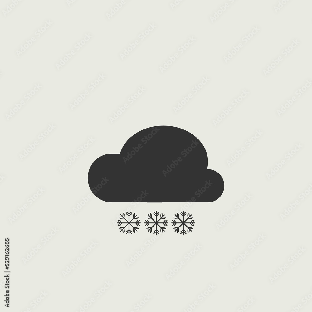 Heavy snow icon Heavy snow icon