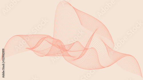 Vector illustration of flash tones pattern with nice curves transitons - beauty of geometry, suitable for different kind of backgrounds - presentations, documents, video, like HD, Full HD, 4K, 8K, etc