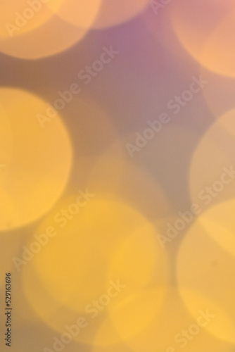 Big golden bokeh onpaster background. Abstract, Festive, Christmas and party design with bright circles particles.