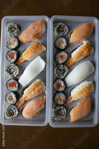 assorted Japanese sushi photo