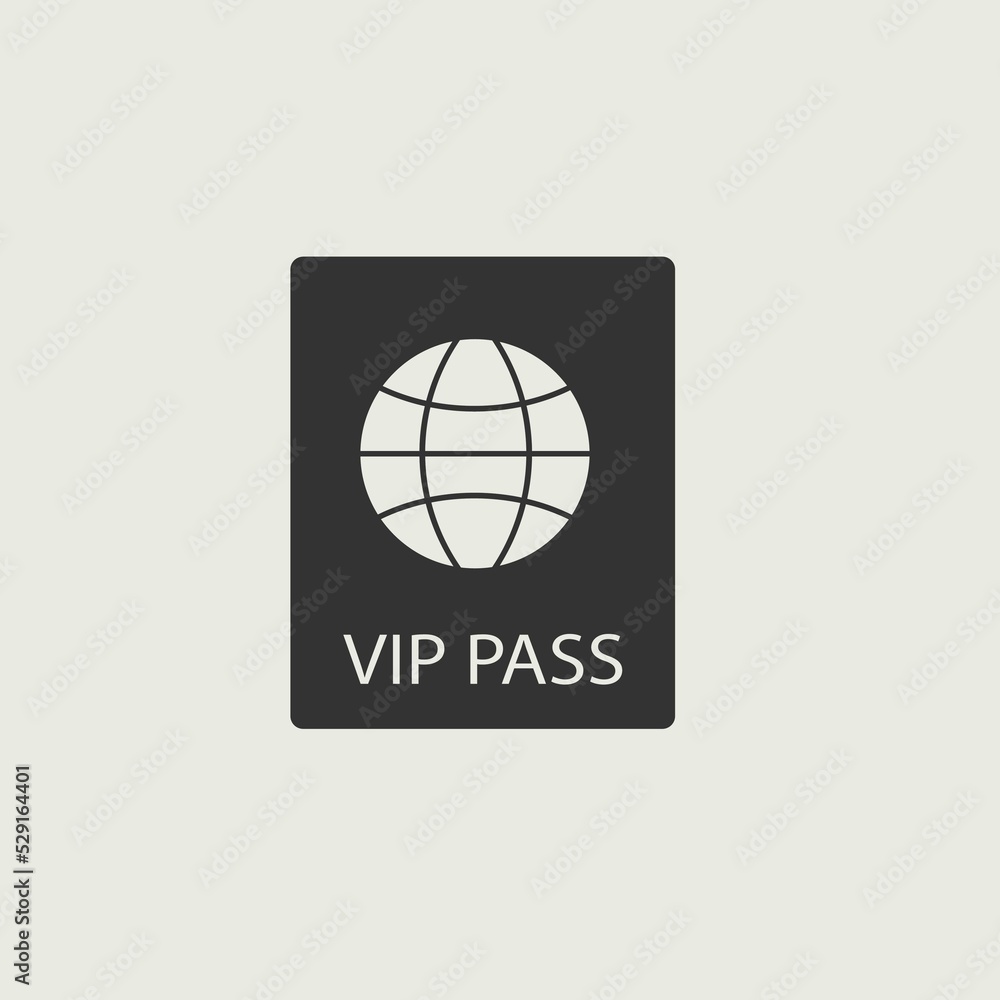 VIP pass icon VIP pass icon
