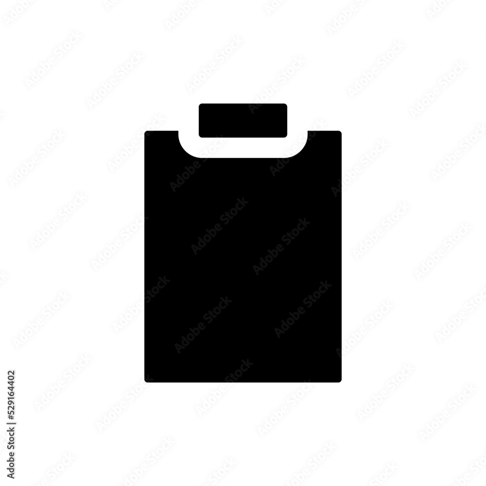 Blank tablet black glyph ui icon. Stationery supply. Paper notebook. User interface design. Silhouette symbol on white space. Solid pictogram for web, mobile. Isolated vector illustration Blank tablet black glyph ui icon. Stationery supply. Paper notebook. User interface design. Silhouette symbol on white space. Solid pictogram for web, mobile. Isolated vector illustration