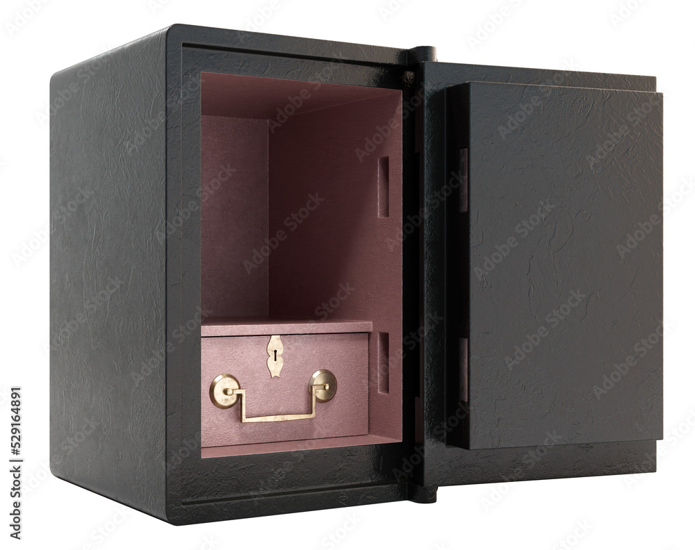 Obraz premium Open Vintage Floor Safe