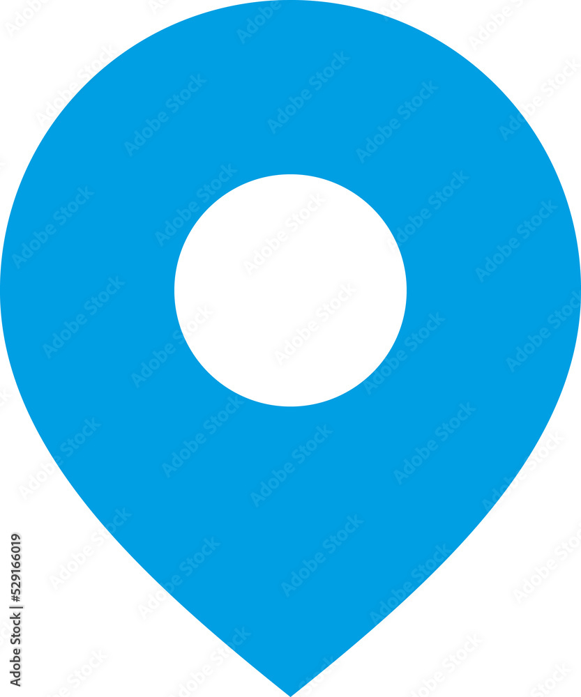 Blue map marker, map pin, location PNG with transparent background Blue map marker, map pin, location PNG with transparent background